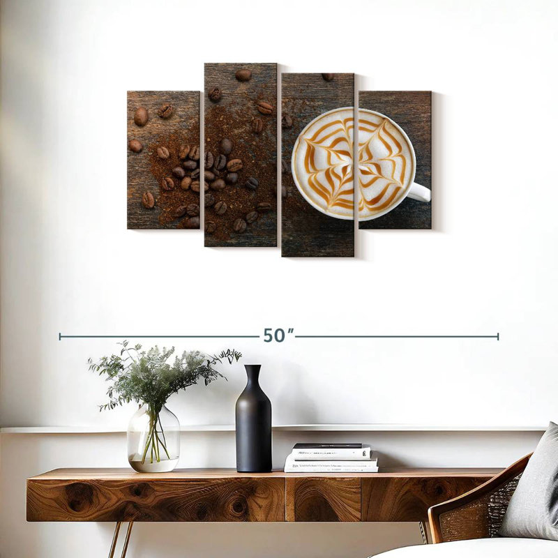 Yarlin Stylish Latte Coffee, 22" H x 36" W