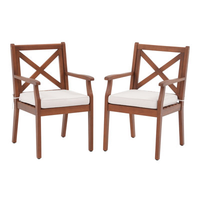Outdoor Patio Eucalyptus Dining Chair