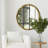 Coraline Solid Wood Convex Wall Mirror
