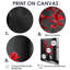  «Red Black Romantic Eucalyptus II - Eucalyptus, reproduction d'art murale-1571392514-1571392516