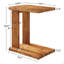 Table de chevet, table de bout et table d'appoint en forme de C