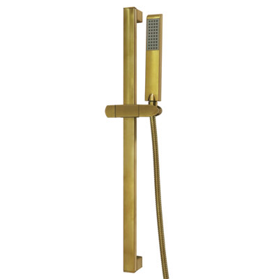 Kingston Brass Shower Scape 24-Inch Stainless Steel Shower Slide Bar with Hand Shower and Holder