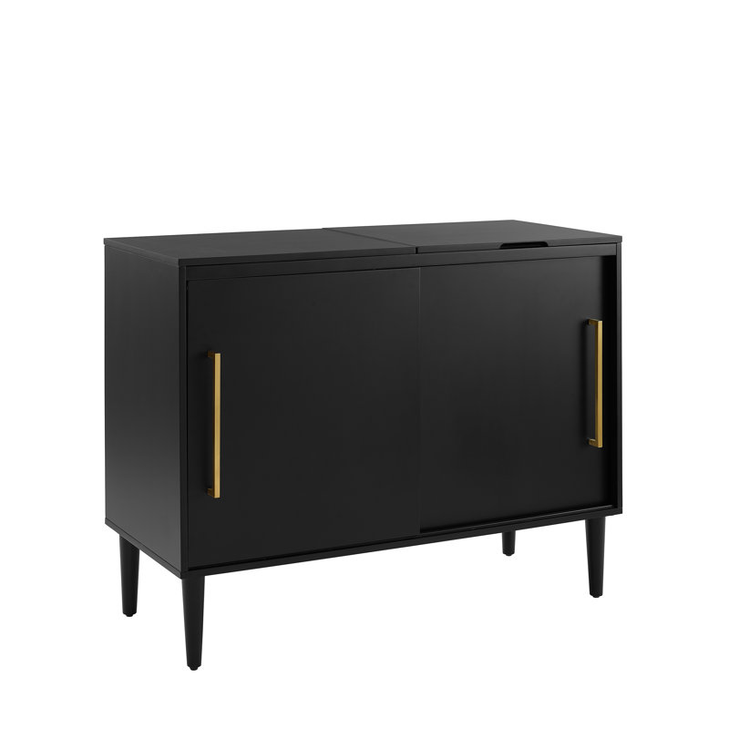 Everett Accent Cabinet, Matte Black
