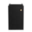Meuble-lavabo compact, 12 po x 12 po x 24,1 po, fixation murale, châtaignier noir, petit lavabo de 12 po fixé à l'humidité, finition châtaignier, charnière de porte à fermeture en douceur, fabrication
