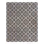 Tapis intérieur / extérieur en polypropylène tissé à plat et à carreaux crème bleu marine beige Solterra Zilah-114547495