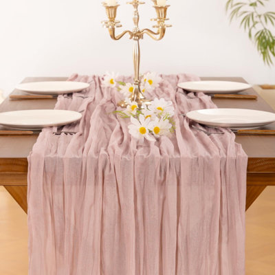 Chemin de table 5 pièces Cheesecloth Blue