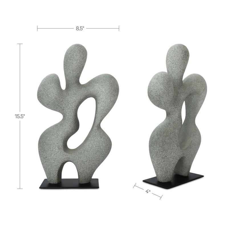 Sculpture Romy gris anthracite