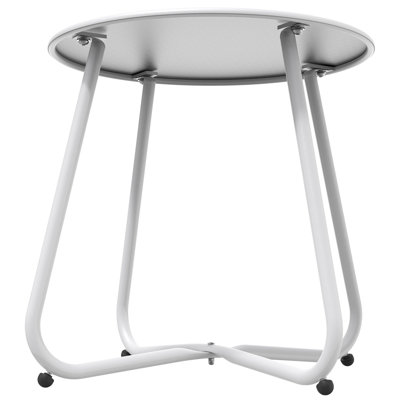 Mickelsen Steel Patio Side Table