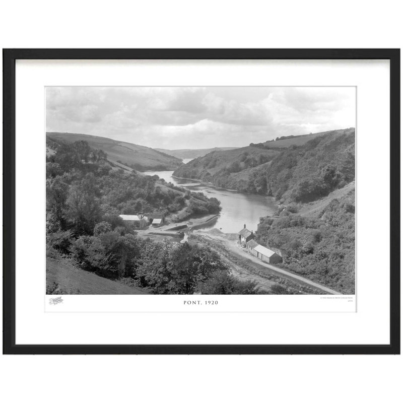 Pont, 1920 - Single Picture Frame Print, 28cm H x 36cm W x 2.3cm D