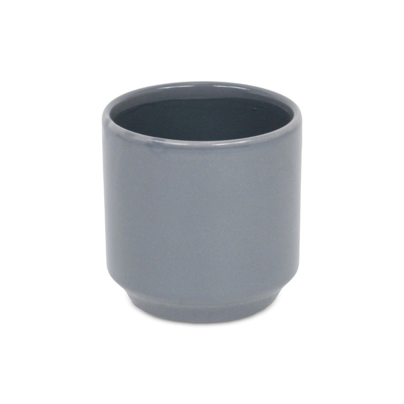 Pot à fleurs Lytchett, gris, H 5 po x l 5 po x P 5 po