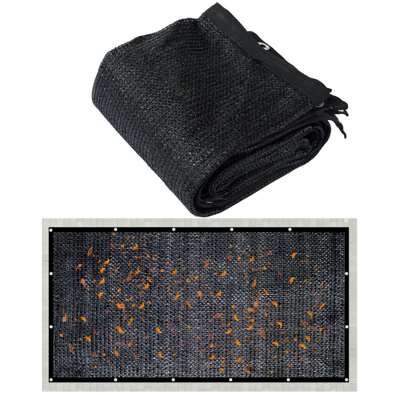 Filet à mailles fines pour parasol de piscine adapté au sol et à la piscine, L 6 pi x P 10 pi