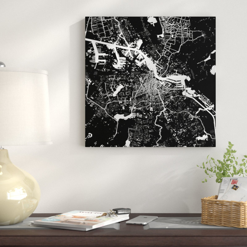 « amsterdam », impression verticale sur toile tendue, H 12 po x l 12 po x P 1,5 po, Pas de tapis, Toile tendue