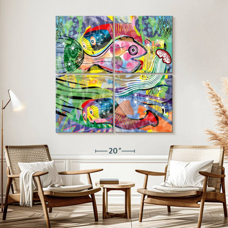 Brampt Mariscos, 57" H x 57" W