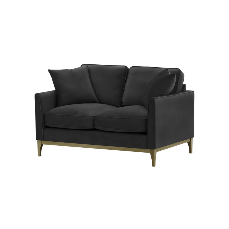 Jaaron Loveseat, Brown, 2, Black