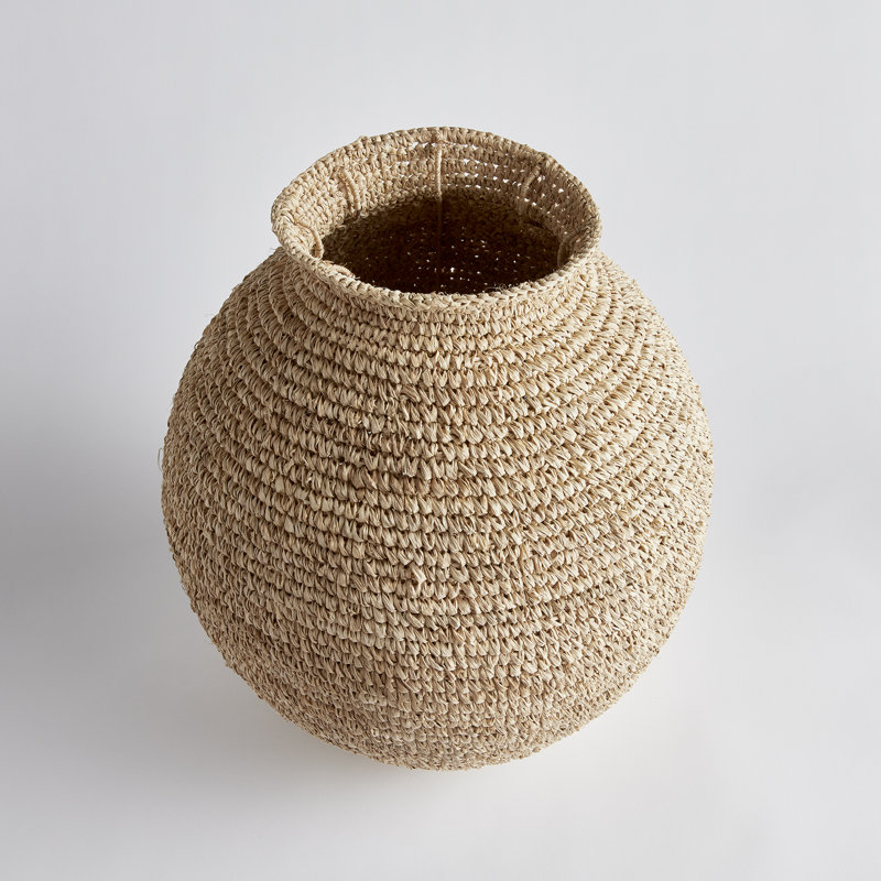 Remi Woven Vase Small, 21" H x 18.75" W x 18.75" D