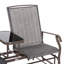 Banc oscillant avec table centrale Outsunny