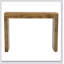 Élégante table de bar en grain de bois naturel de 50 pouces de long, un choix pratique pour les maisons modernes. Autocollant texturé en grain de bois, équipé de deux tiroirs. Servant de table de bar ou de bureau.