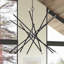 Lustre de vestibule 16 lumières noir-783238786