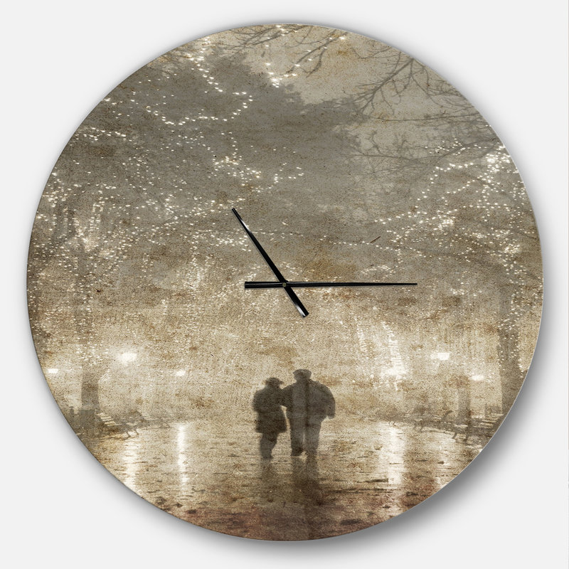 Horloge murale Swigart Farmhouse Designart, Grand