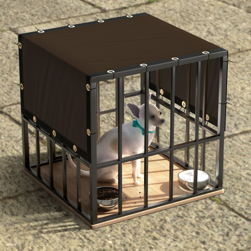 Housse de chenil pour chien, Brun, 8 pi x 11 pi