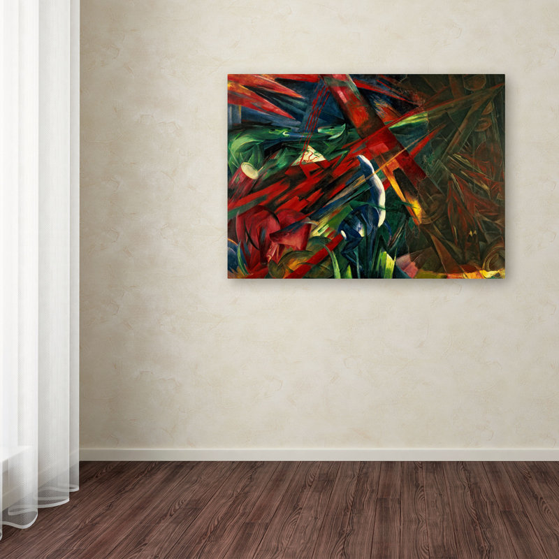 Franz Marc Abstract Animals Gallery-Wrapped Canvas Art