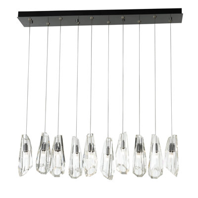 Luminaire suspendu en cristal 10 lumières Luma