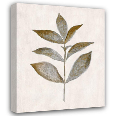 Art sur toile tendue avec la galerie Art Direct Tava Studios: Feuille de bronze III