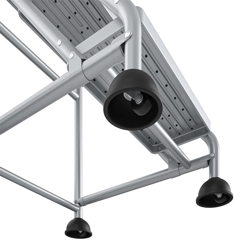 Hively 3 - Step Steel Lightweight Folding Step Stool