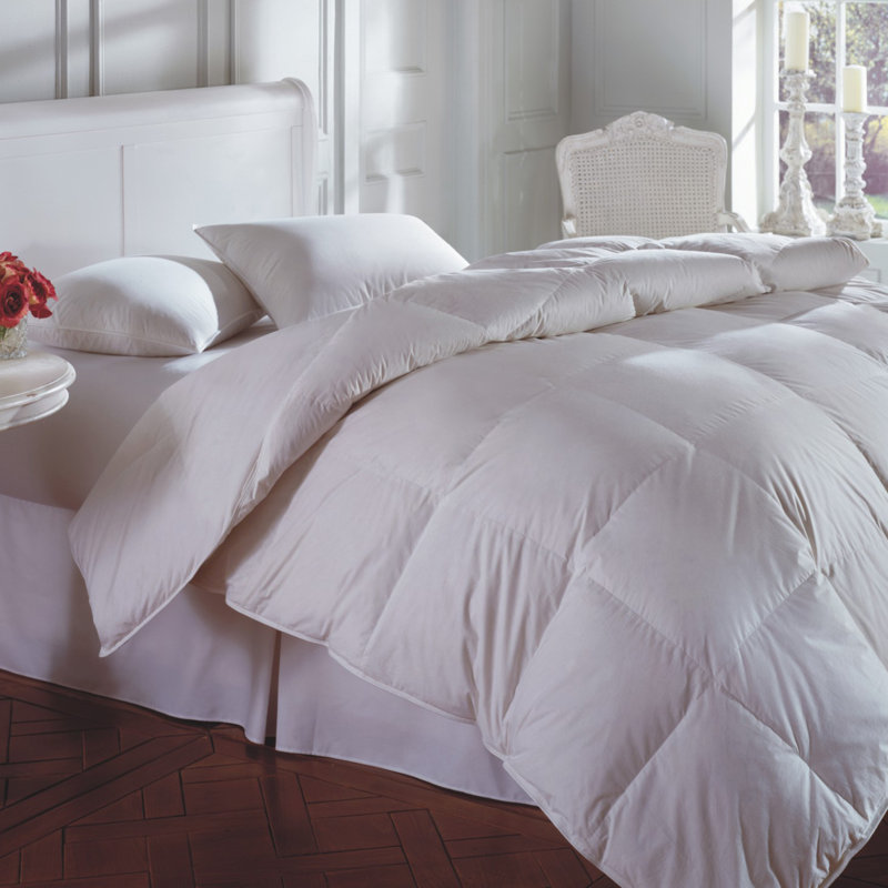Édredon toutes saisons en duvet et mélange de plumes, Double
