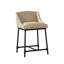 Upholstered Stool with Metal Frame-1222329975