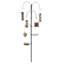 Abelino Metal Hanging Tray Bird Feeder