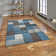 Brooklyn area rug Machine Woven Rectangle Blue/Grey