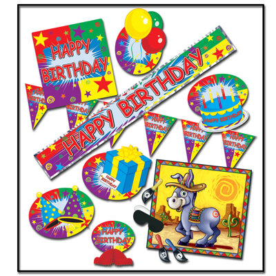 Ensemble de joyeux anniversaire