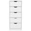 Commode standard blanche 18 tiroirs 18 po