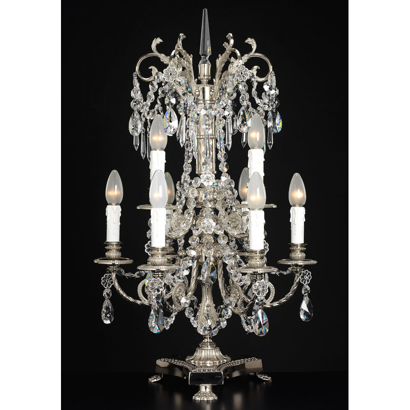 Candélabre en cristal