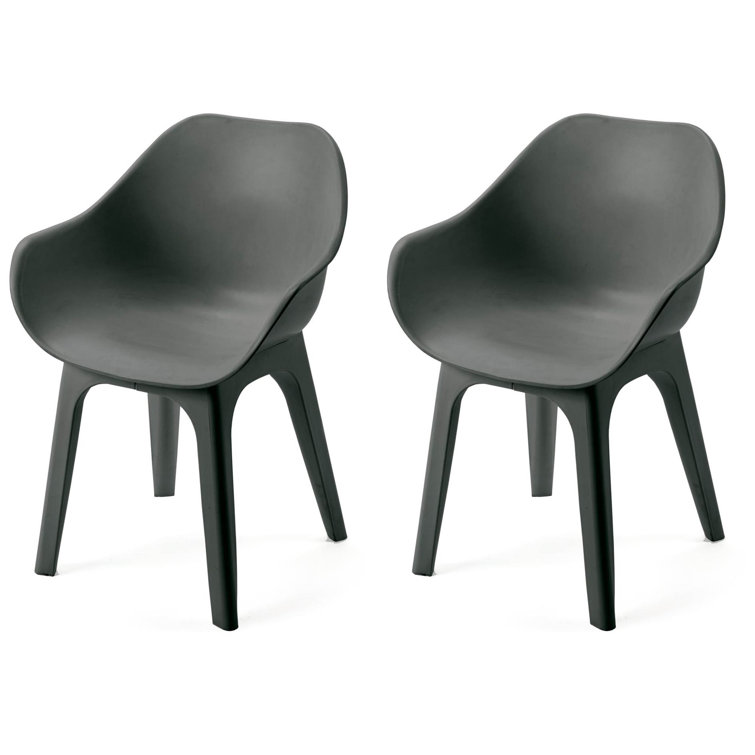 Split Shell Chair George Oliver Split shell chair set of 2 | Wayfair.co.uk