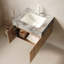 Meuble-lavabo flottant avec double porte et lavabo pratique en céramique-129470355-129470357-129470359