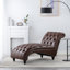 Chaise longue sans accoudoirs touffetée
