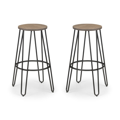 Knisely Counter Stool with Metal Frame