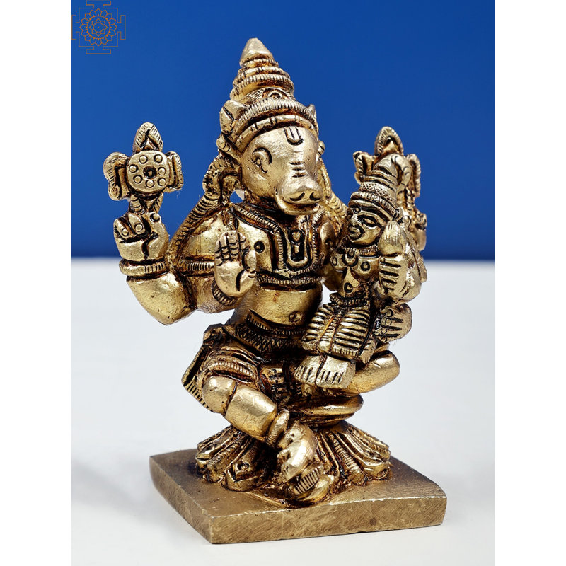 Petit 3 "Varaha Avatara de Vishnu avec Devi Lakshmi
