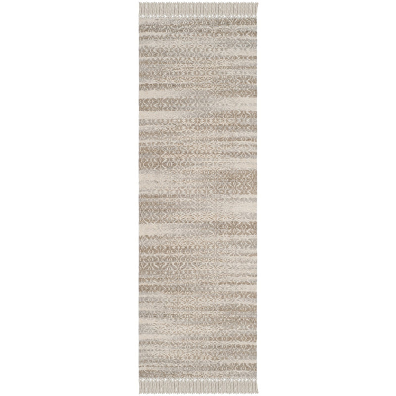 Tapis en coton tissé à plat Waimes, Tapis de couloir 2 pi 3 po x 7 pi