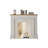 White +Burlywood Manufactured Wood Freestanding Fireplace-1355994257