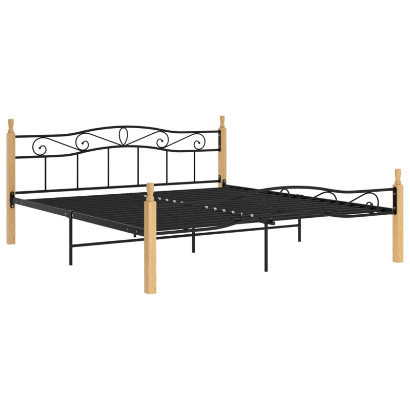 Mouton Bed Frame, 200 x 200 cm, Light Wood