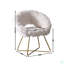 Chaise d'appoint rembourrée