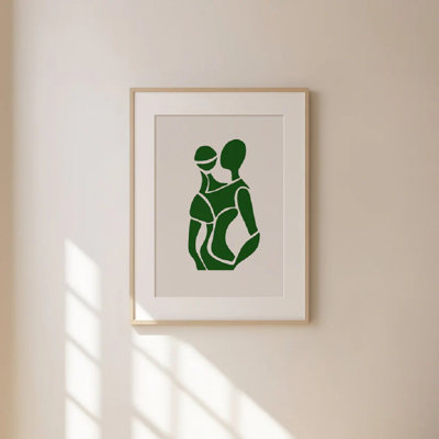 Abstract Greenfigure Print 2