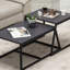 Table basse moderne avec de nombreuses tablettes 29,5 x 15,0 x 19,7 pouces Modern Anthracite | 100% panneau de particules enduit de mélamine, épaisseur: 0,7 pouce | Design industriel mural et élégant pour le salon et le bureau-217341012