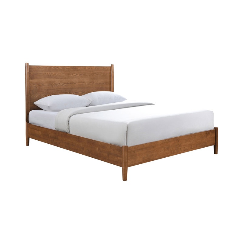 Tête de lit double noyer massif