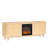 Fireplace Media Console – Compatible With 18" Electric Insert, 1400w 7-level Brightness Flames, 62-82℉ Adjustment, Remote & Timer