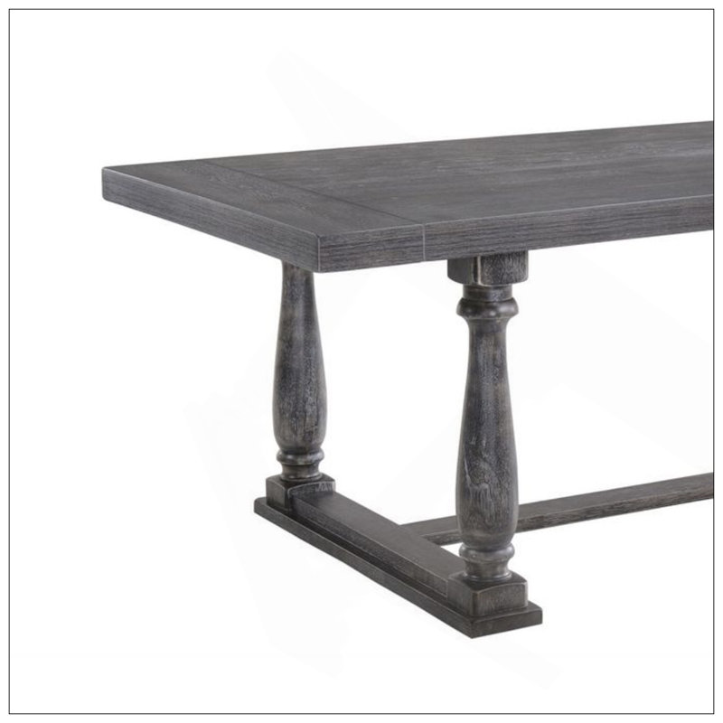 Table de salle à manger Bernard, Gris