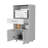 Corsica Pantry Cabinet Microwave Stand, Multi-Function With Drawer
